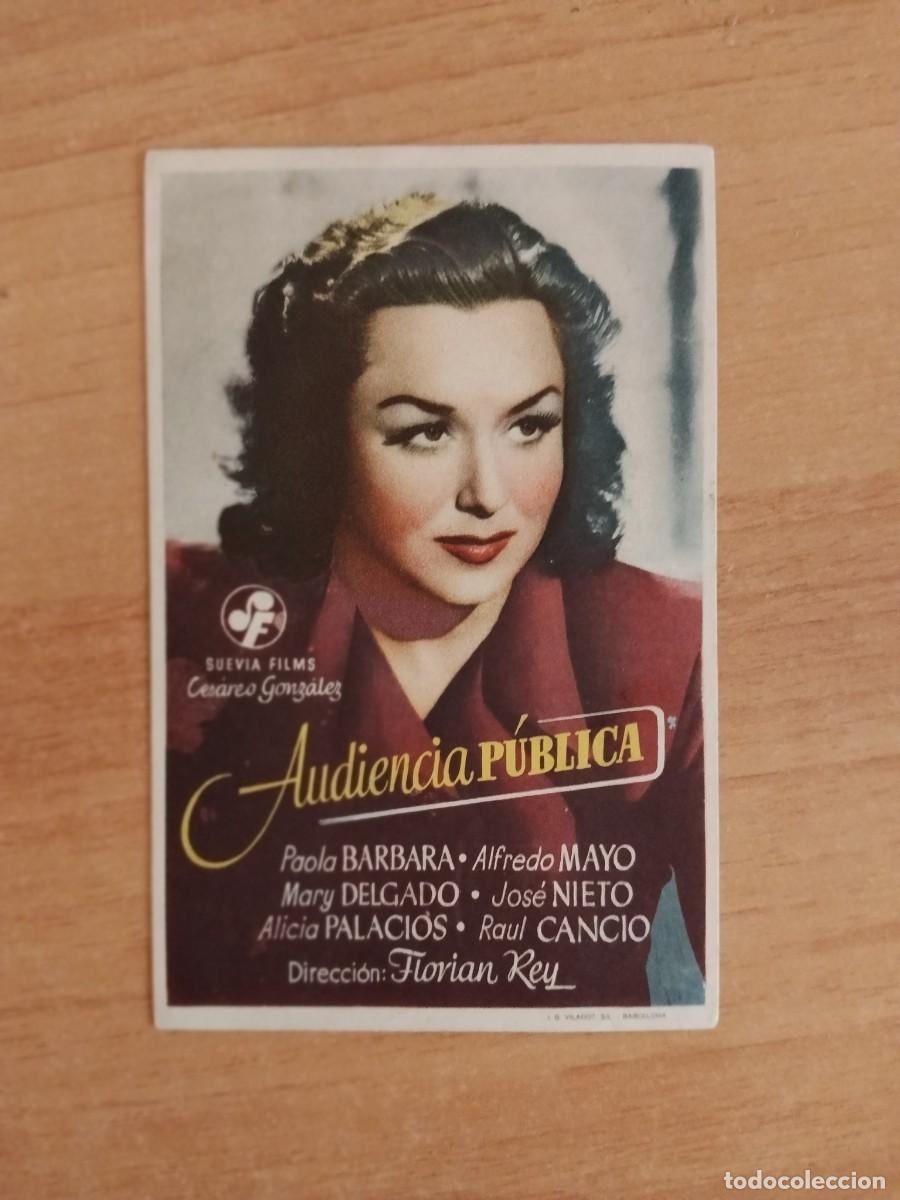Cine: ROSA-PROGRAMA DE LA PELICULA --AUDIENCIA PUBLICA ct