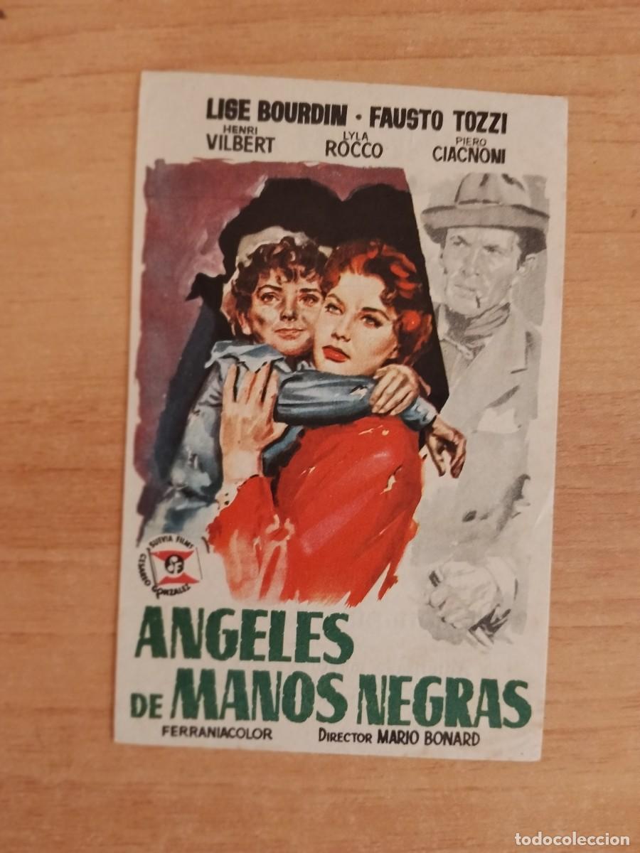 Cine: ROSA-PROGRAMA DE LA PELICULA --ANGELES DE MANOS NEGRAS ct - Foto 1