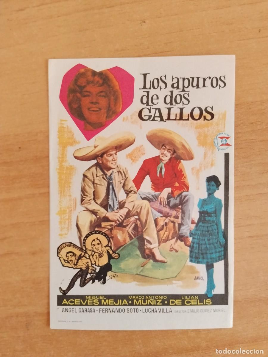 Cine: ROSA-PROGRAMA DE LA PELICULA --LOS APUROS DE DOS GALLOS - Foto 1