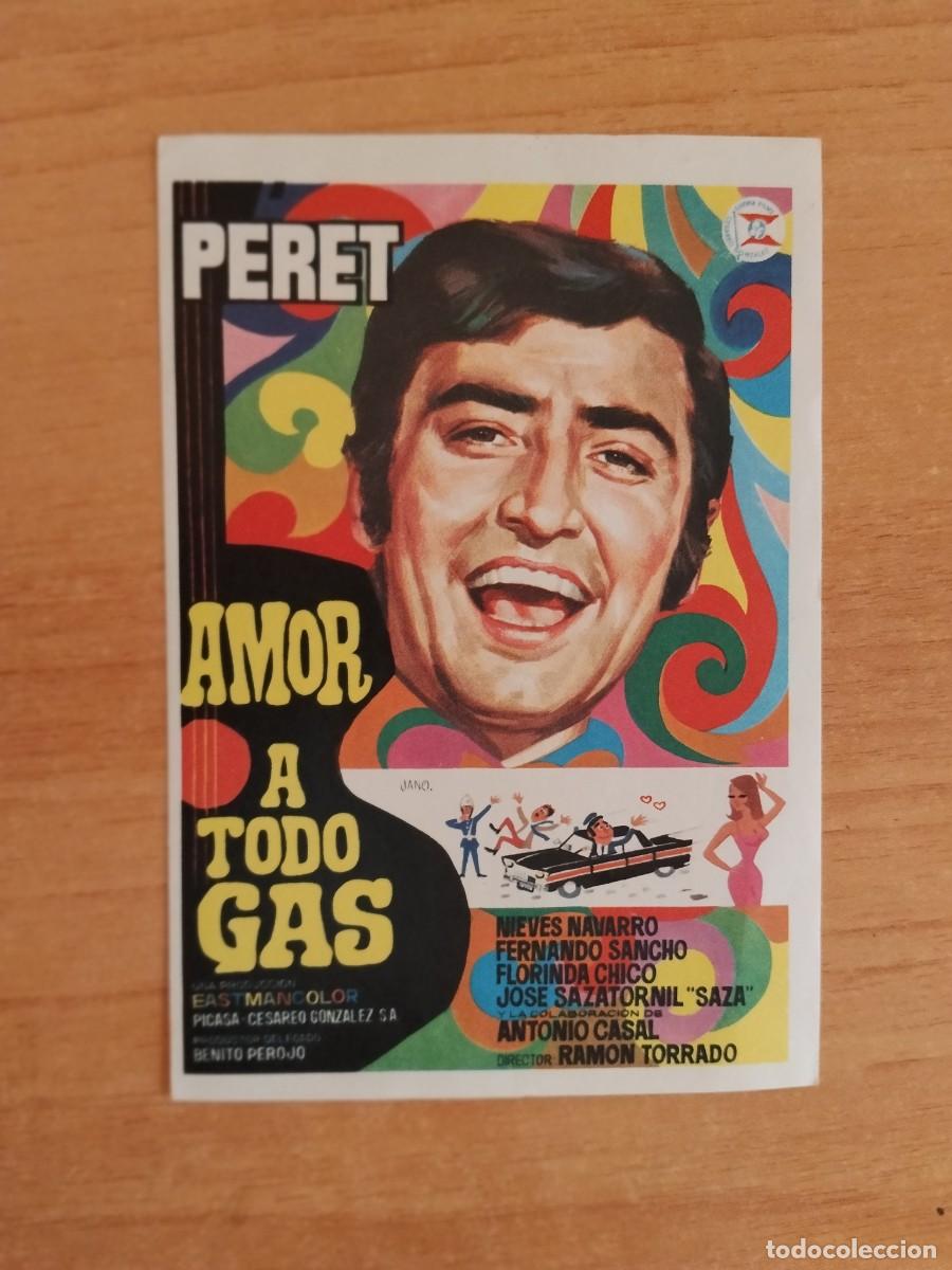 Cine: ROSA-PROGRAMA DE LA PELICULA --AMOR A TODO GAS