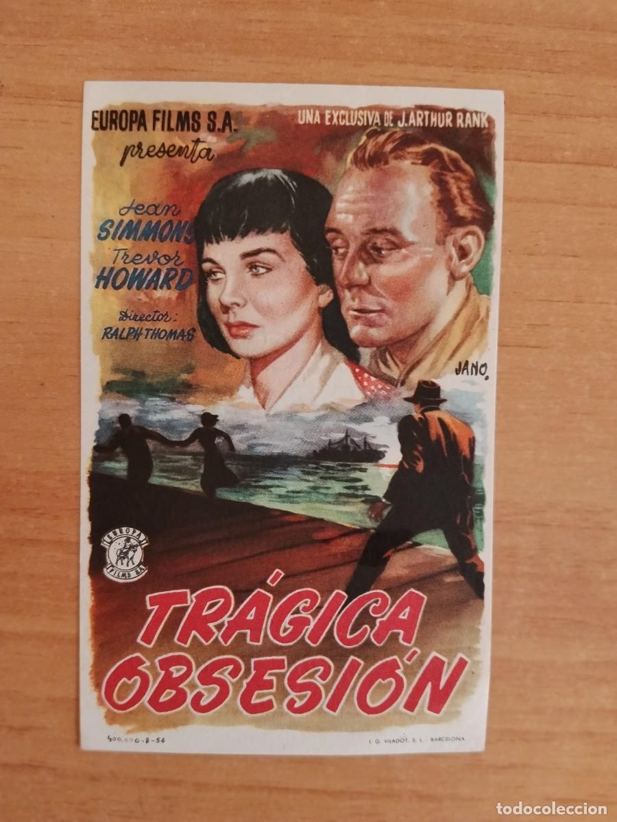 Cine: ROSA-PROGRAMA DE LA PELICULA --TRAGICA OBSESION ct
