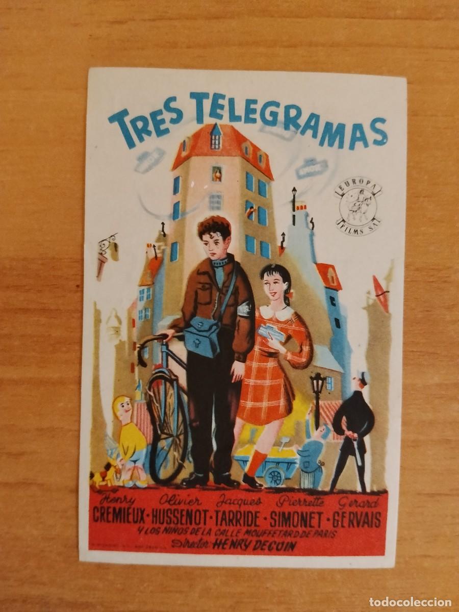 Cine: ROSA-PROGRAMA DE LA PELICULA --TRES TELEGRAMAS ct