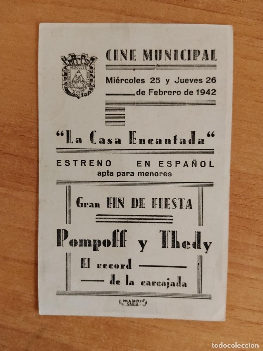 Cine: ROSA-PROGRAMA DE LA PELICULA --LA CASA ENCANTADA ct - Foto 2