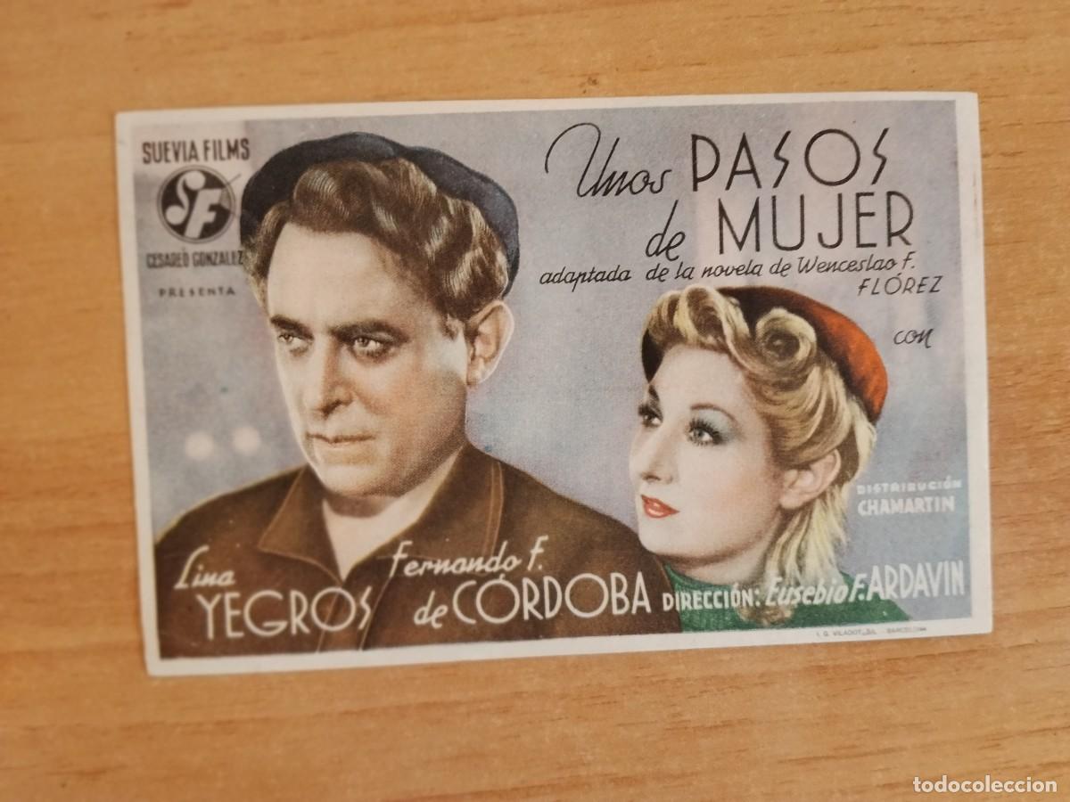 Cine: ROSA-PROGRAMA DE LA PELICULA --UNOS PASOS DE MUJER