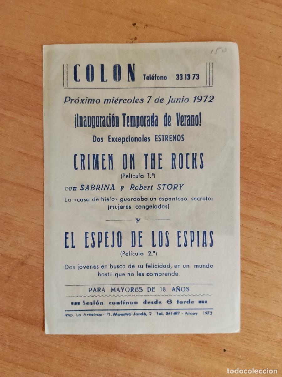 Cine: ROSA-PROGRAMA DE LA PELICULA --EL JUEGO DE LOS ESPIAS ct - Foto 2