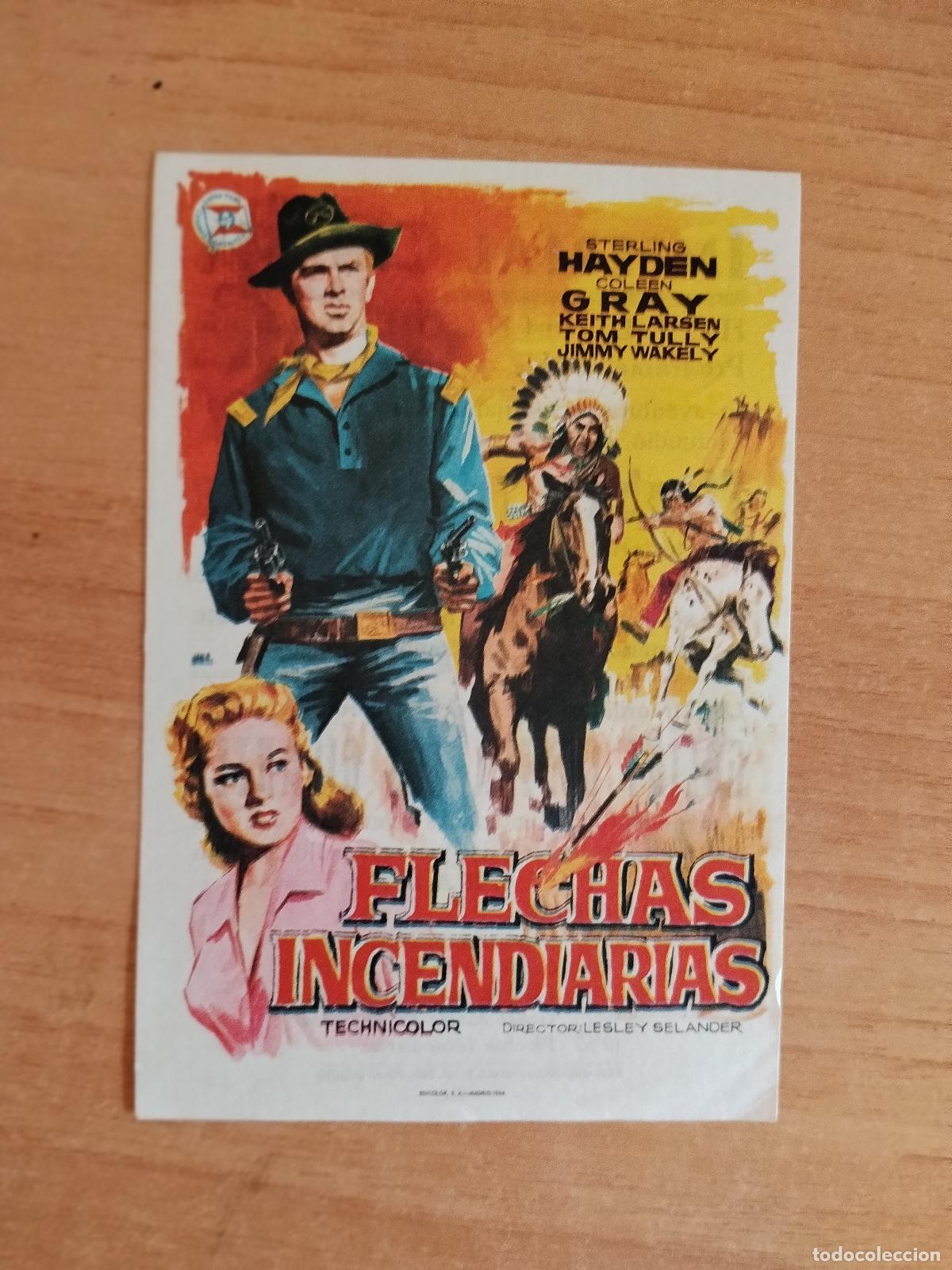 Cine: ROSA-PROGRAMA DE LA PELICULA --FLECHAS INCENDIARIAS ct