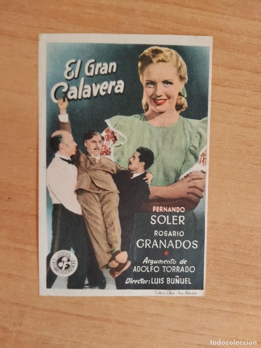 Cine: ROSA-PROGRAMA DE LA PELICULA --EL GRAN CALAVERA ct - Foto 1