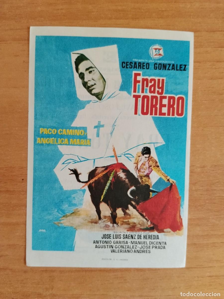 Cine: ROSA-PROGRAMA DE LA PELICULA --FRAY TORERO ct