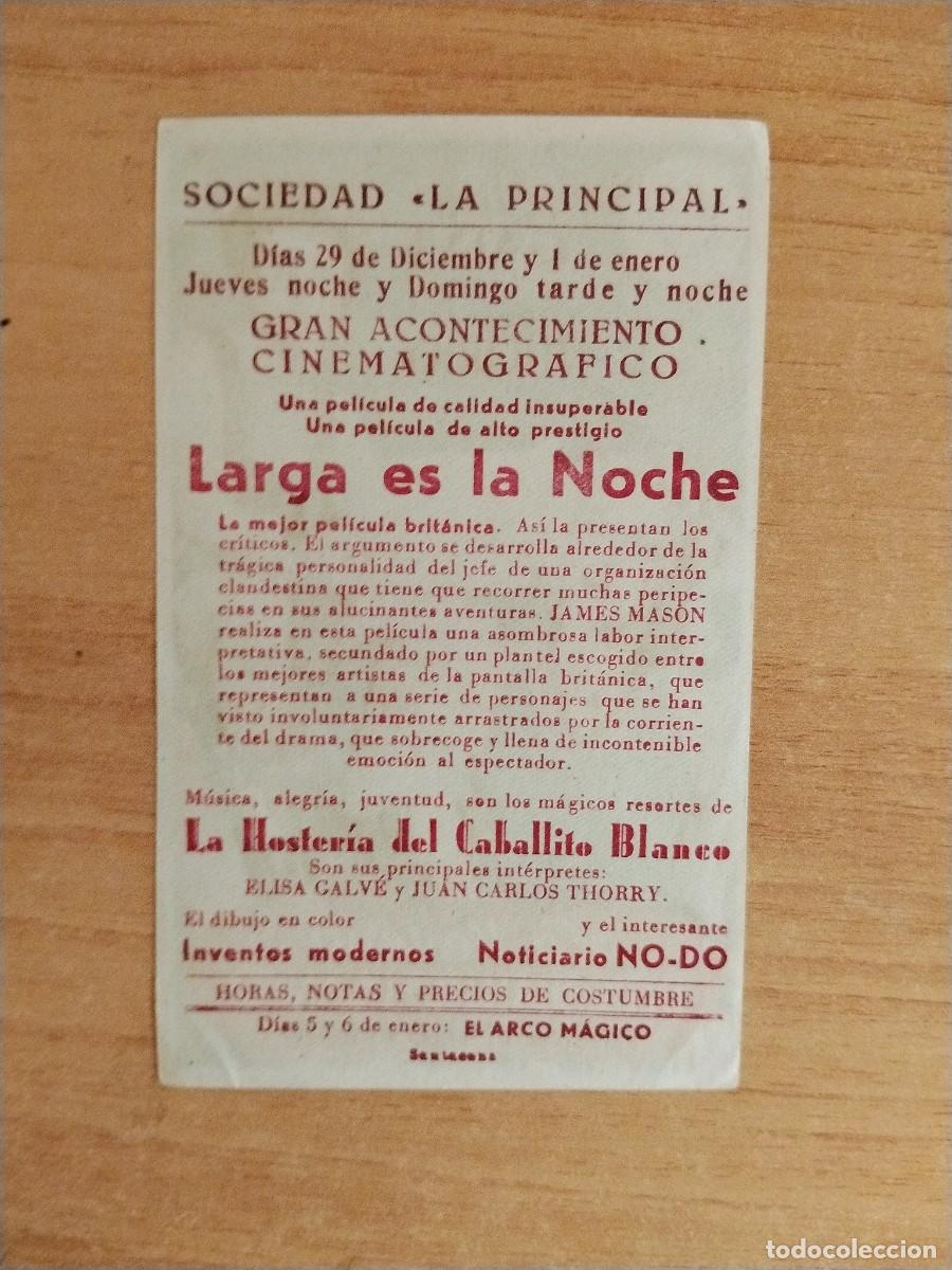 Cine: ROSA-PROGRAMA DE LA PELICULA --LA HOSTERIA DEL CABALLO BLANCO ct - Foto 2