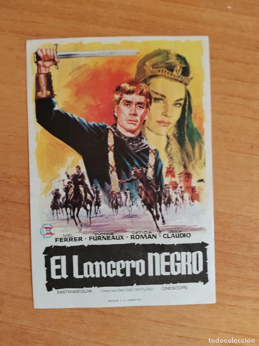 Cine: ROSA-PROGRAMA DE LA PELICULA --EL LANCERO NEGRO