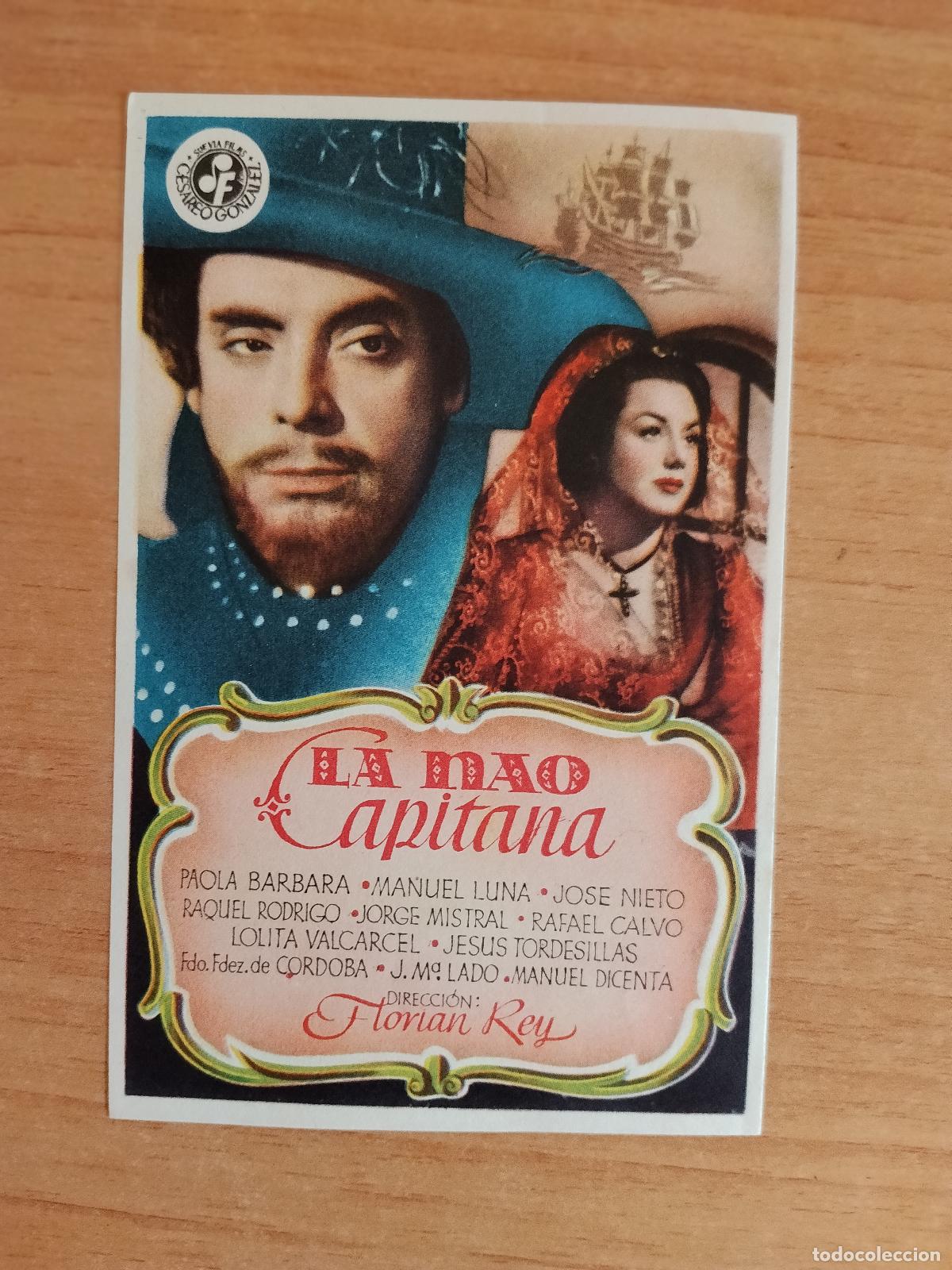 Cine: ROSA-PROGRAMA DE LA PELICULA --LA NAO CAPITANA - Foto 1