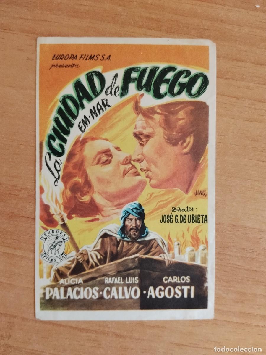Cine: ROSA-PROGRAMA DE LA PELICULA --EM-NAR LA CIUDAD DEL FUEGO - Foto 1