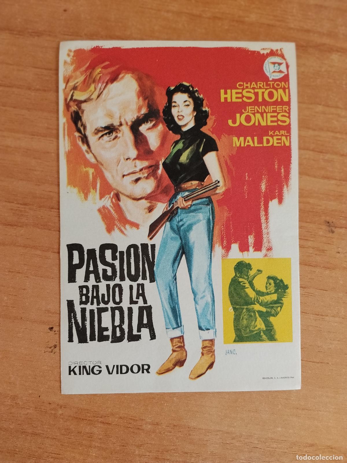 Cine: ROSA-PROGRAMA DE LA PELICULA --PASION BAJO LA NIEBLA - Foto 1