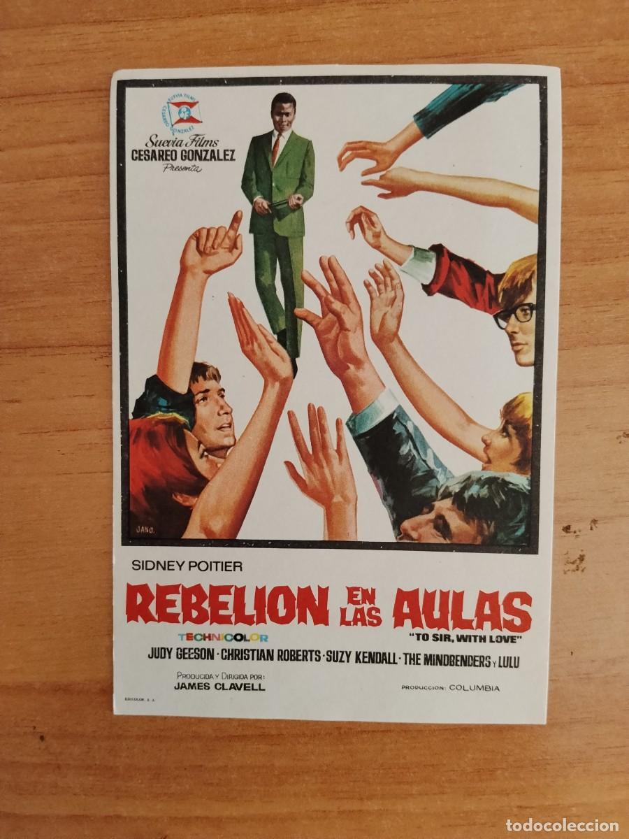 Cine: ROSA-PROGRAMA DE LA PELICULA --REBELION EN LAS AULAS
