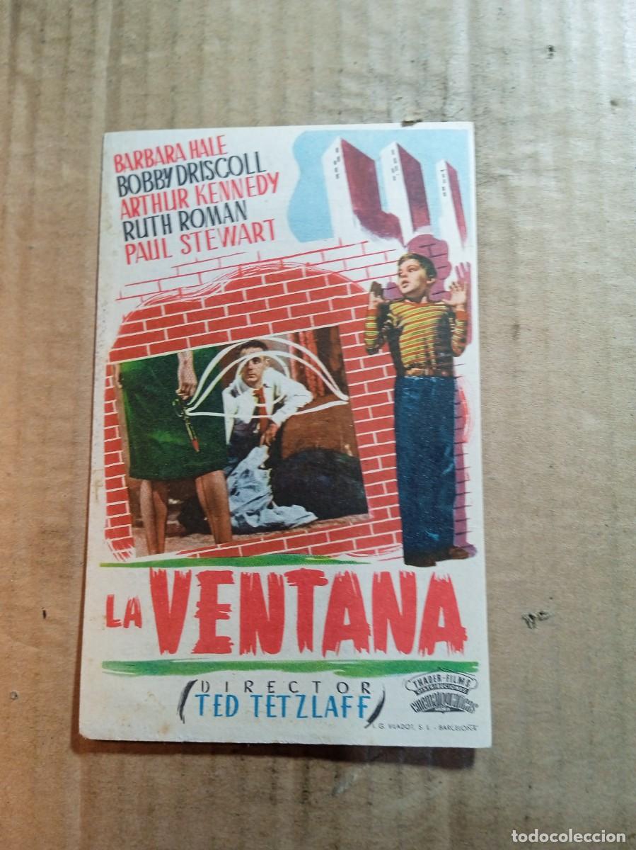 Kino: FOLLETO DE MANO CON PUBLICIDAD LA VENTANA