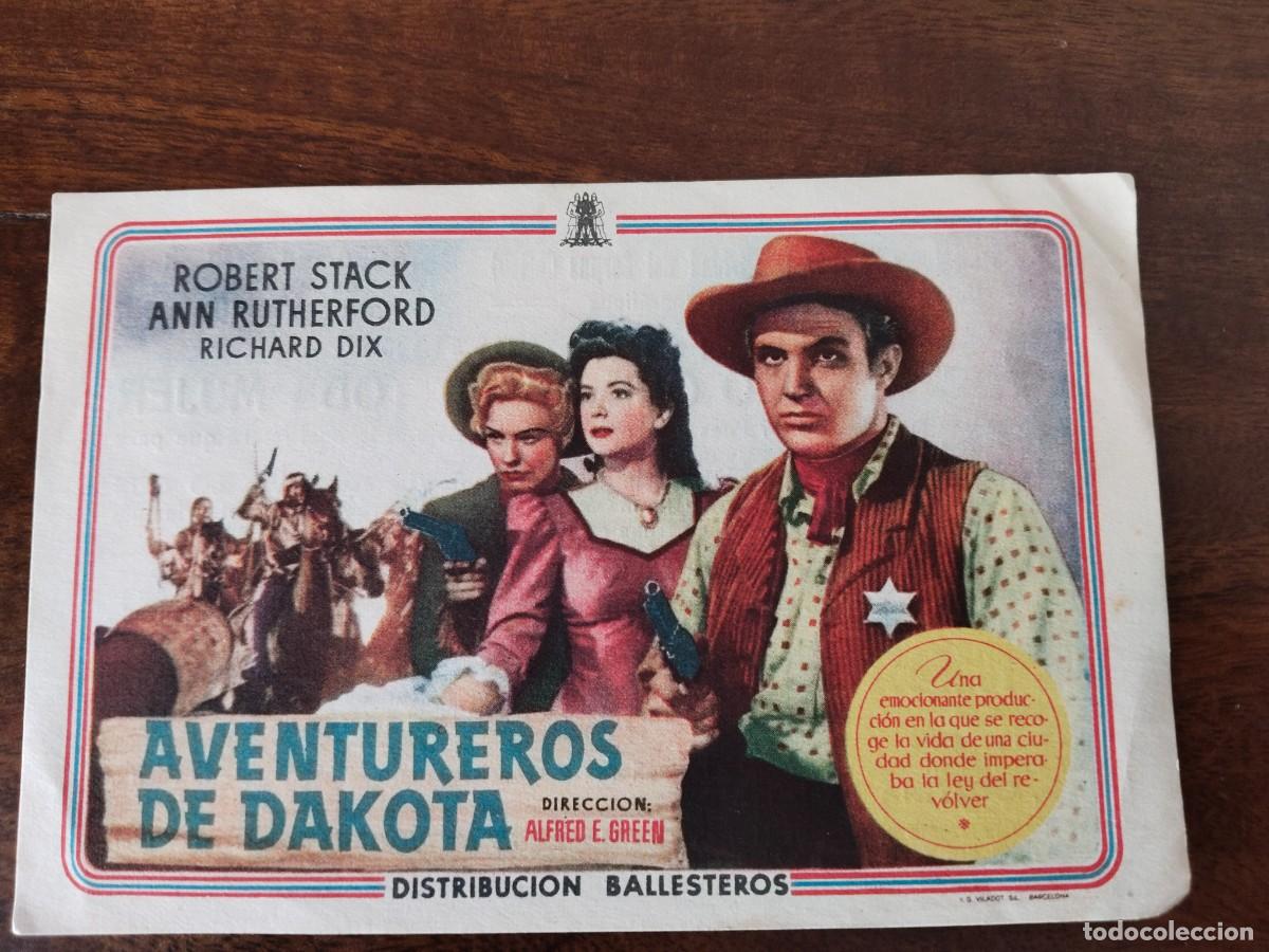 Cine: Aventureros de Dakota. Rialto, Don Benito. A&ntilde;o 1947.