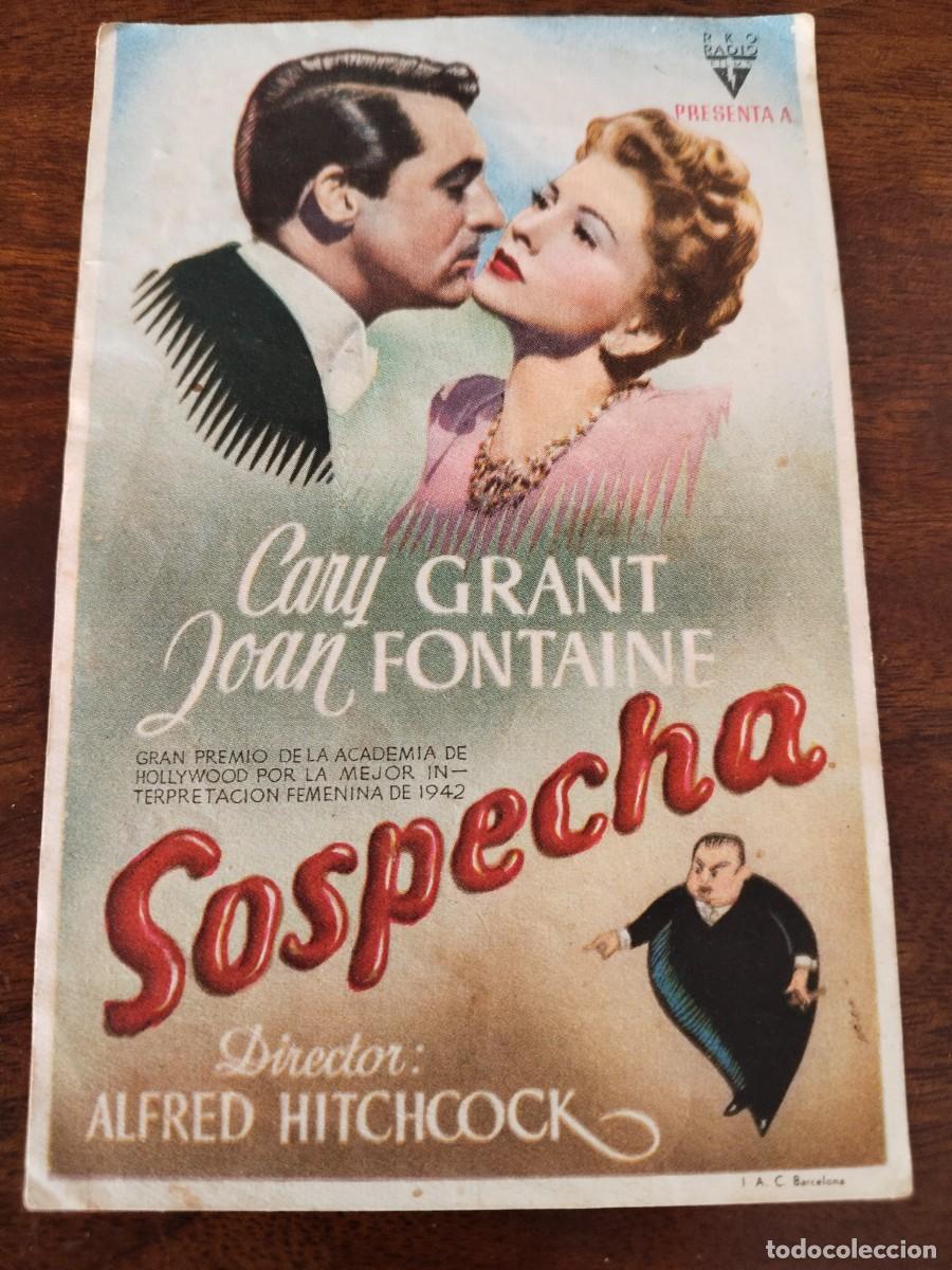 Cine: Sospecha. Alfred Hitchcock. Fiesta de la Raza y Virgen de las Cruces de Don Benito.