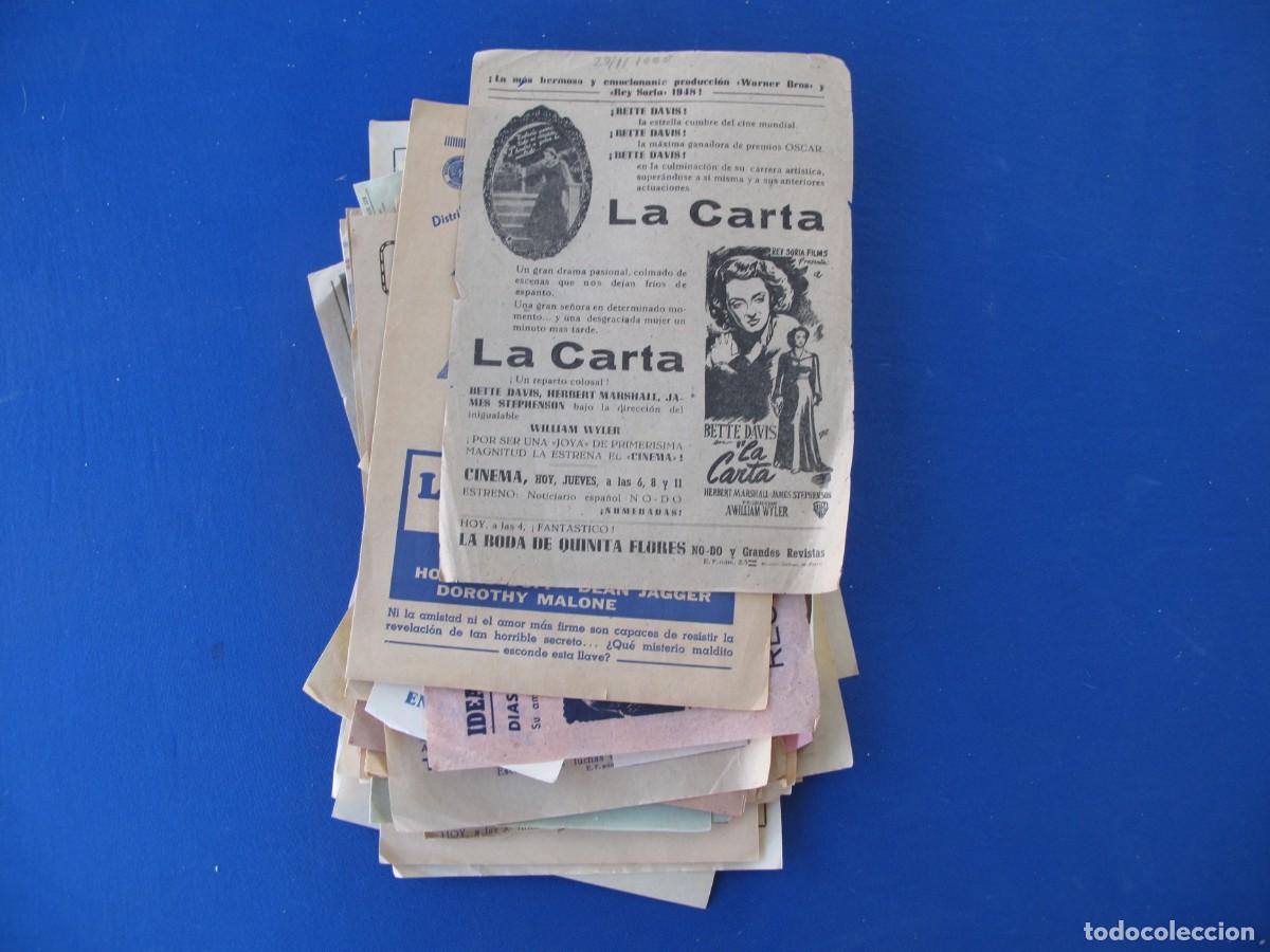 Cine: LOTE DE 80 PROGRAMAS LOCALES LOS DE LA FOTO - Foto 4