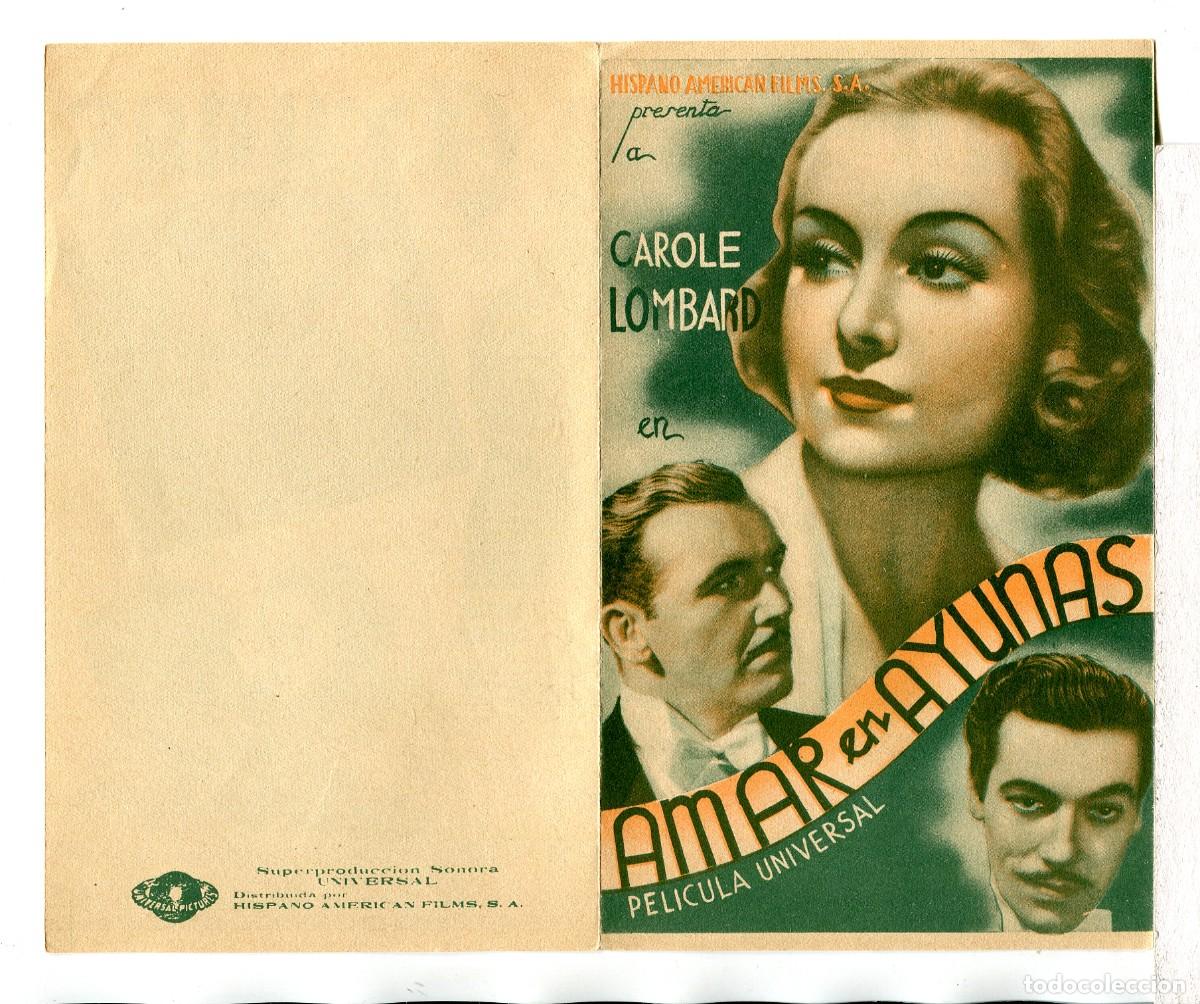 Cine: AMAR EN AYUNAS, com Carole Lombard. - Foto 1