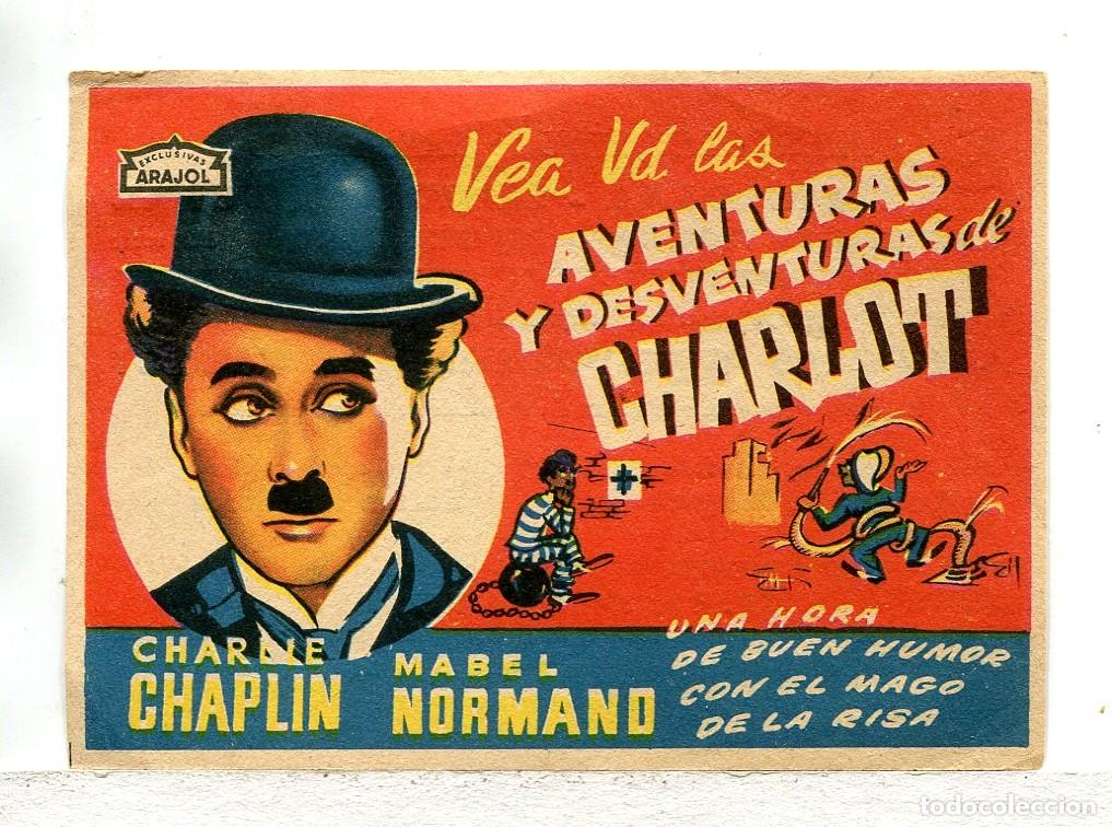 Cine: AVENTURAS Y DESVENTURAS DE CHARLOT, con Charles Chaplin.