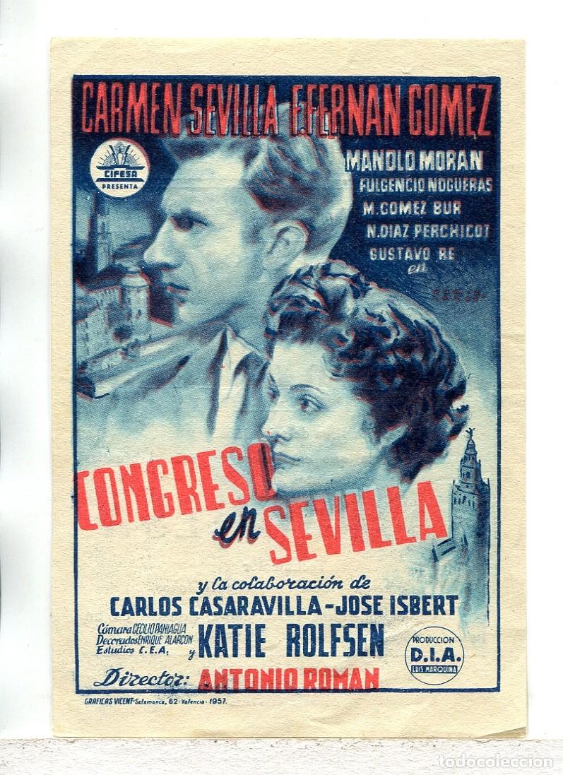 Cine: CONGRESO EN SEVILLA, con Carmen Sevilla.