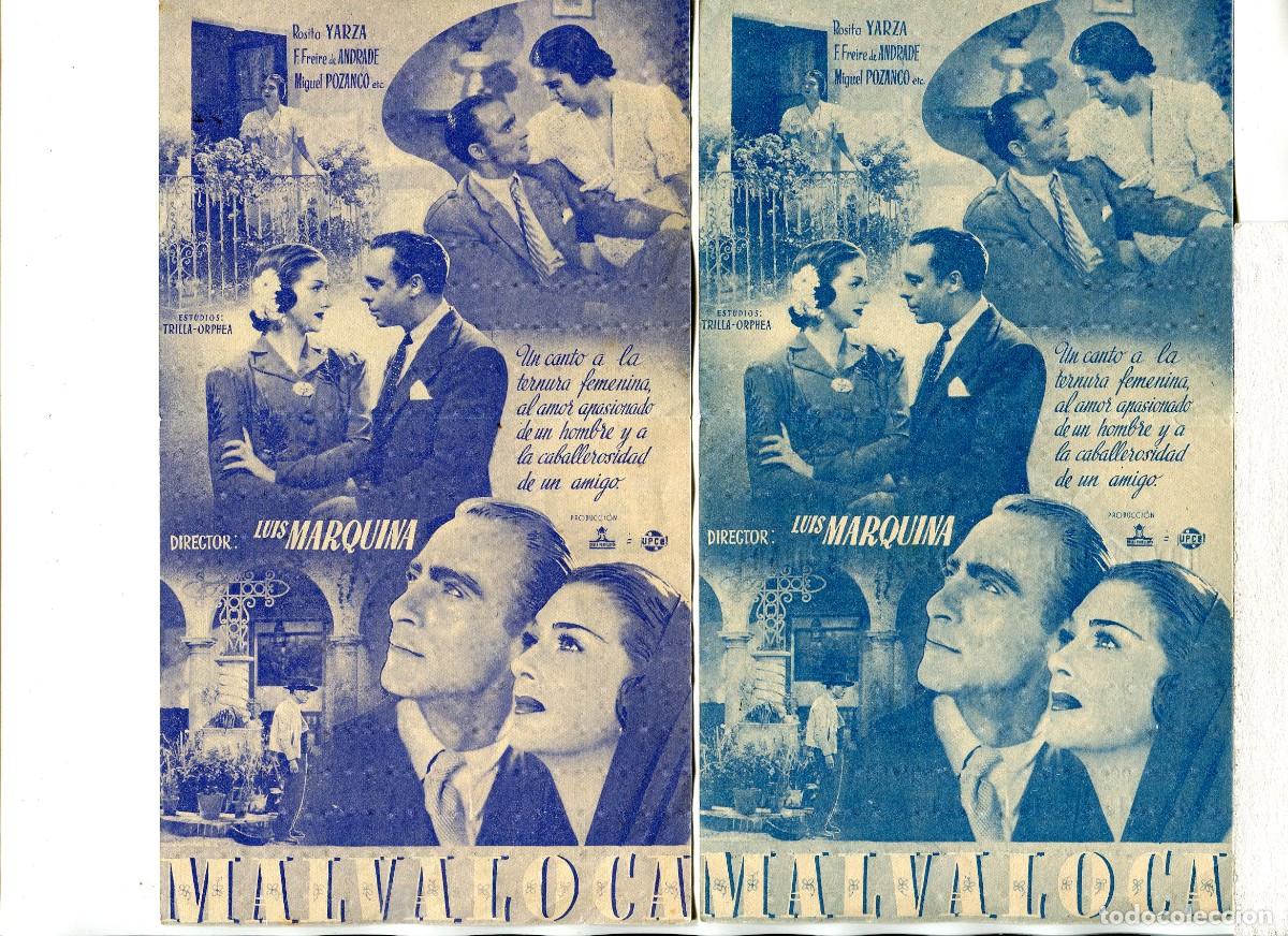 Cine: MALVALOCA. con Amparito Rivelles.