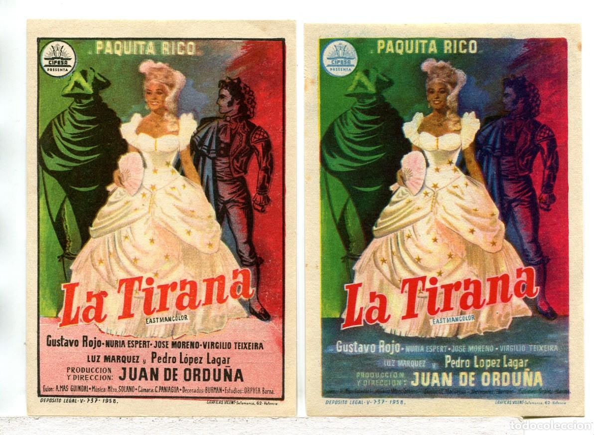 Cine: LA TIRANA, con Paquita Rico.