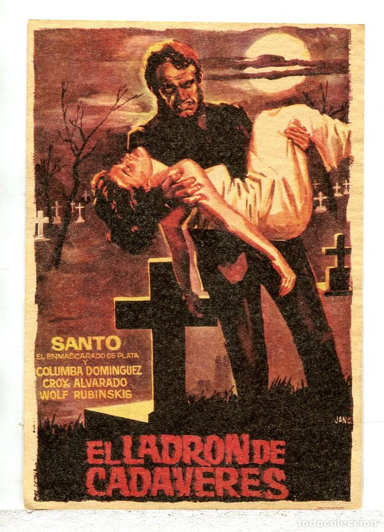 Cine: EL LADR&Oacute;N DE CAD&Aacute;VERES, con Santo, el enmascarado de Plata.