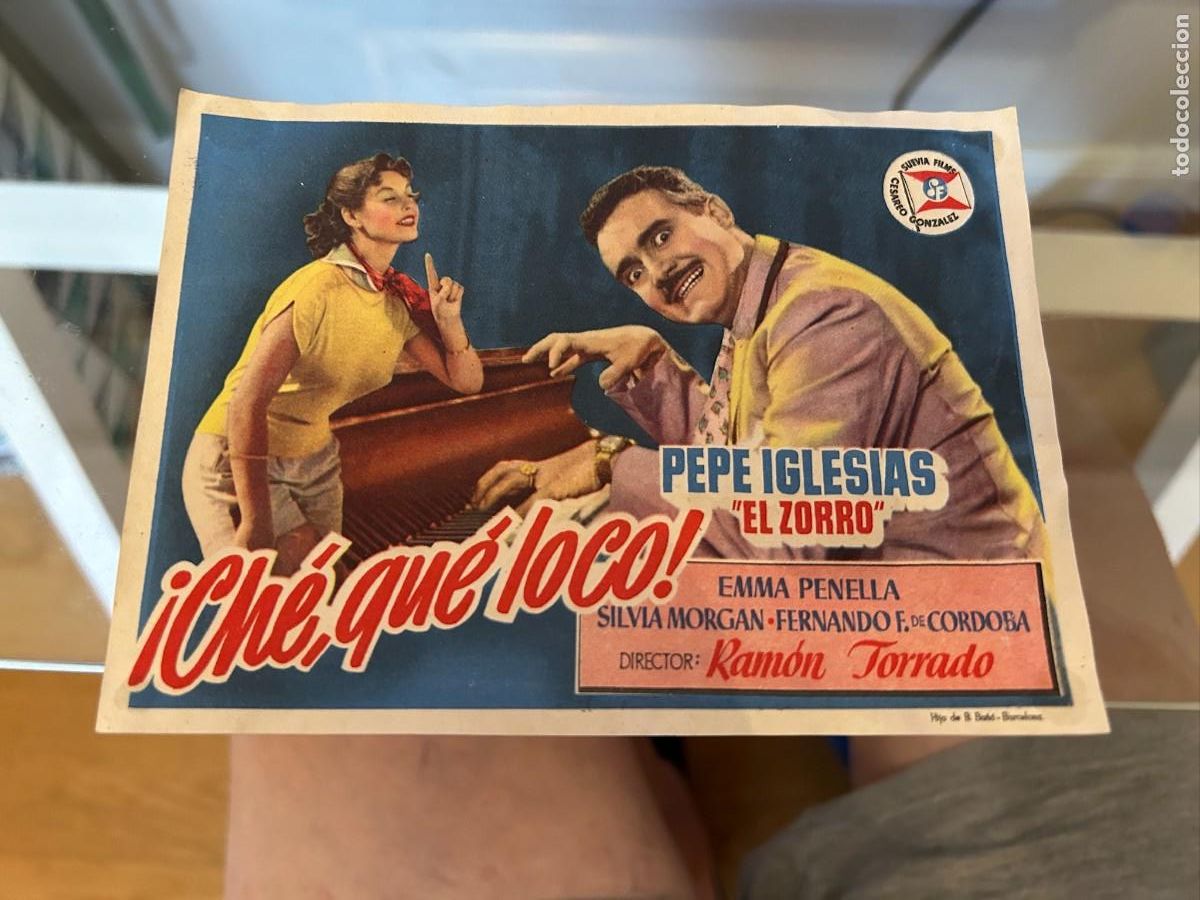 Cine: 1900 &iexcl;che que loco! sin publicidad buen estado