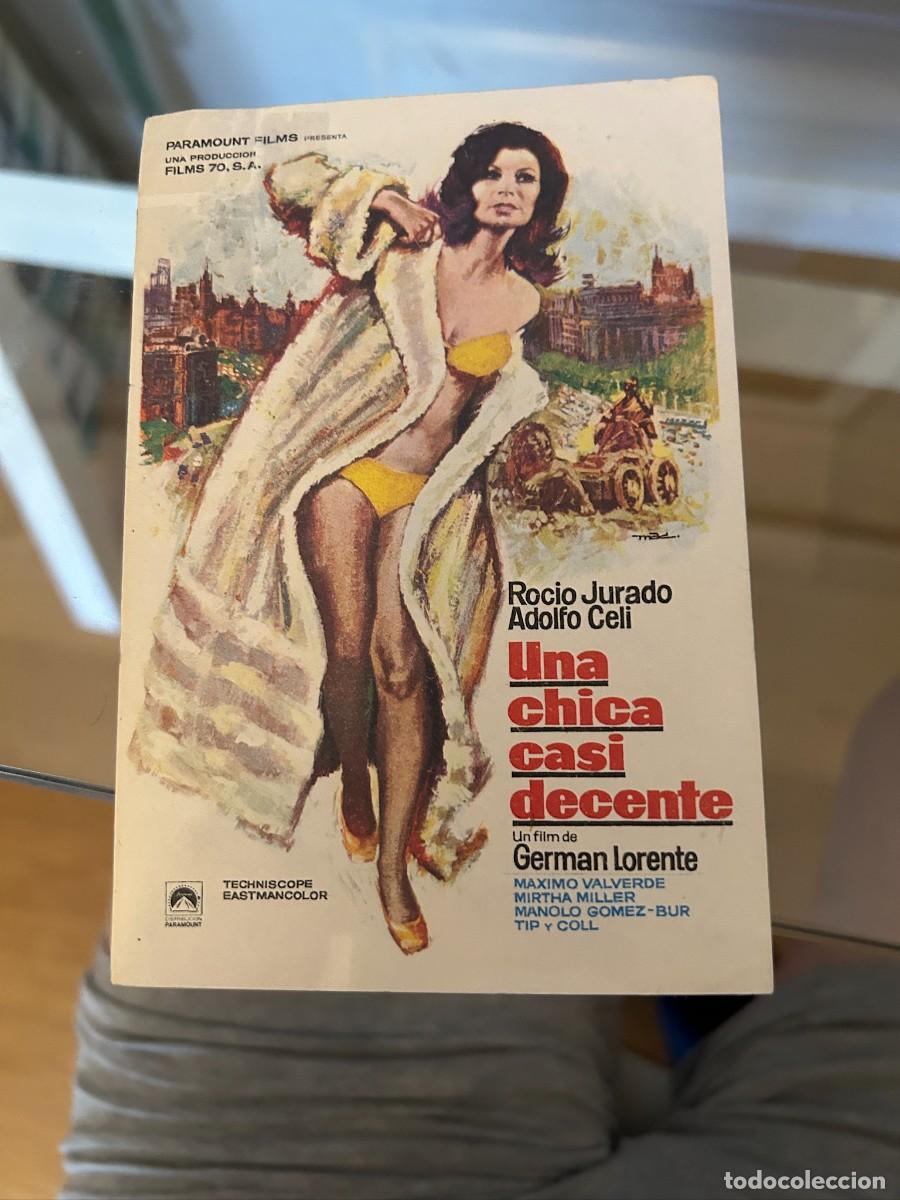 Cine: 1904 una chica casi decente sin publicidad buen estado