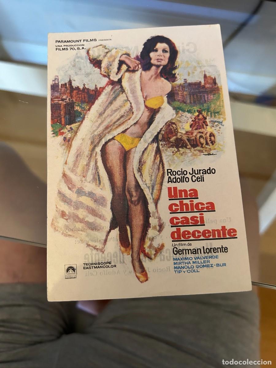 Cine: 1905 una chica casi decente cine america BARCELONA ROCIO JURADO con publicidad buen estado