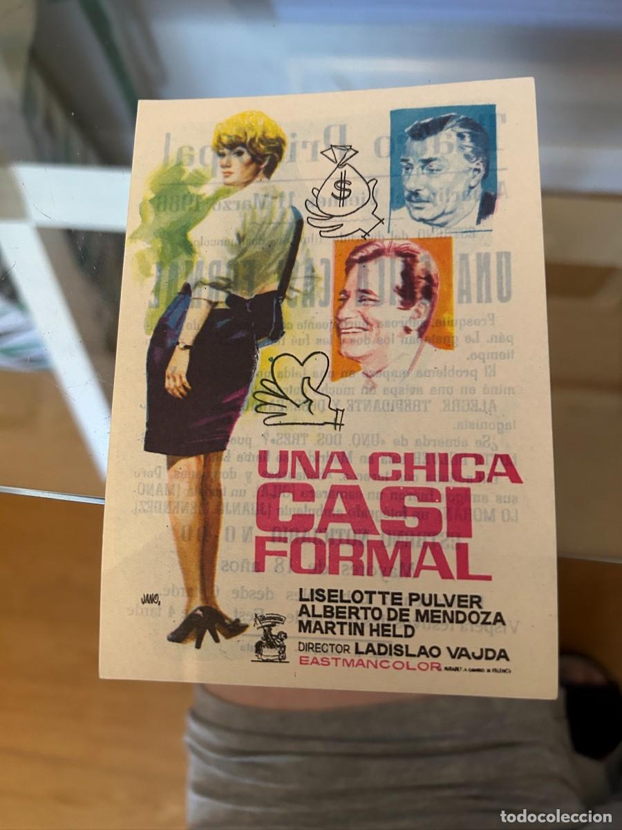 Cine: 1906UNA CHICA CASI FORMAL TEATRO PRINCIPAL ALICANTE NUEVO CON PUBLICIDAD