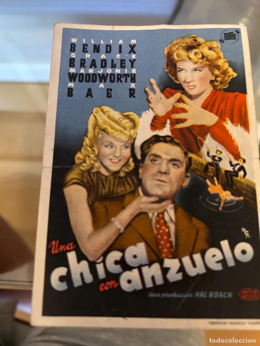 Cine: 1908 UNA CHICA CON ANZUELO GRAN CINEMA LICEO CON PUBLICIDAD CORRECTO