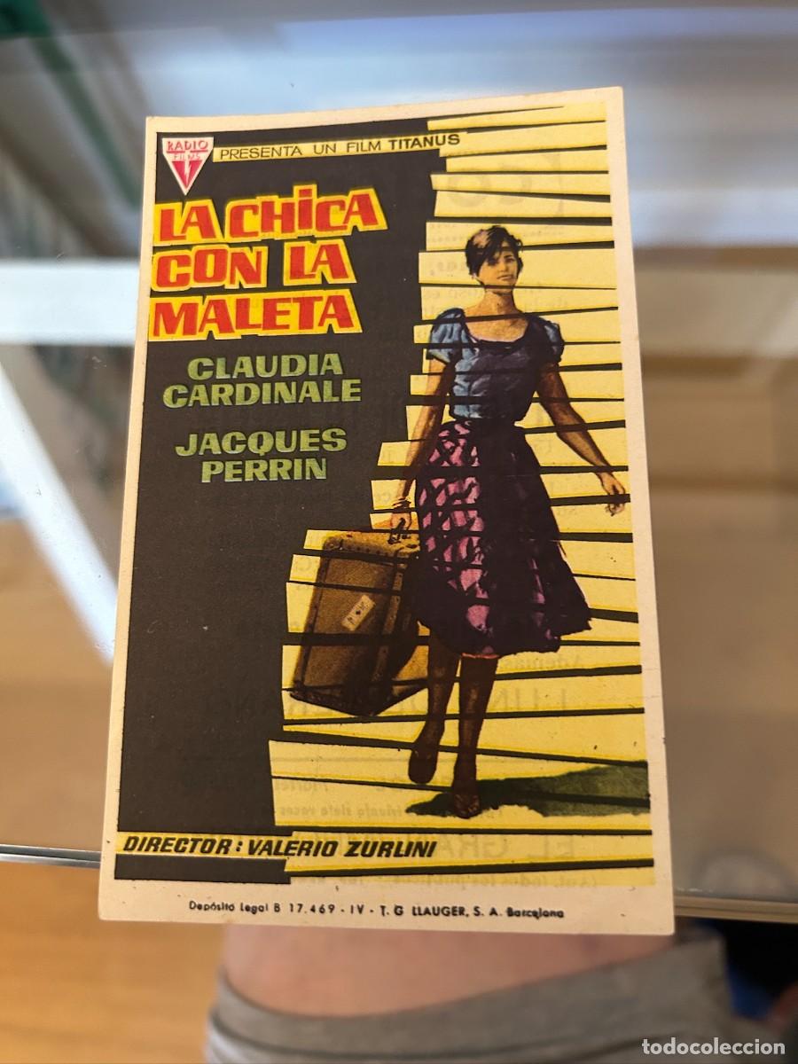 Cine: 1909 LA CHICA DE LA MALETA CINE COLISEUM TARRAGONA CON PUBLICIDAD BUEN ESTADO
