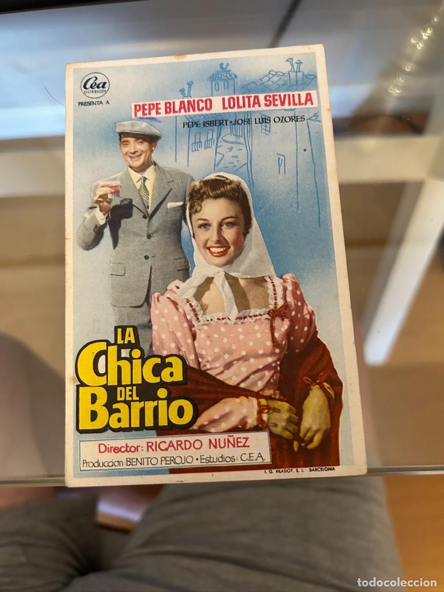 Cine: 1911 LA CHICA DEL BARRIO TEATRO CINE ARANDA ARANDA CON PUBLICIDAD BUEN ESTADO