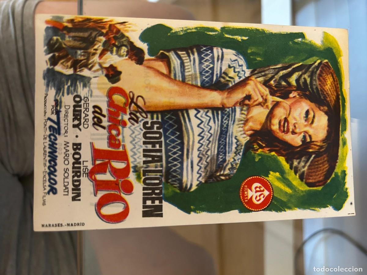 Cine: 1918 LA CHICA DEL RIO CINEMA INFANTA BARCELONA CON PUBLICIDAD BUEN ESTADO