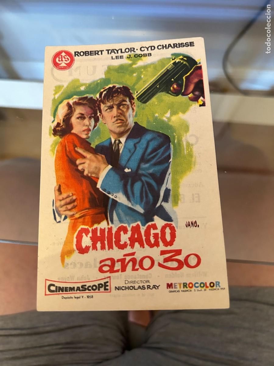 Cine: 1927 CHICAGO A&Ntilde;OS 30 COLISEUM TARRAGONA CON PUBLICIDAD BUEN ESTADO