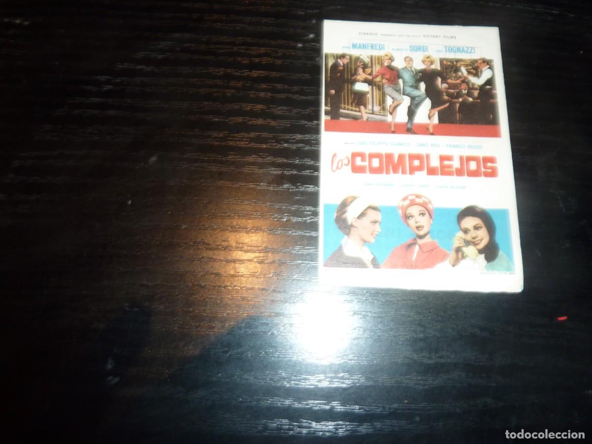 Cine: Folleto de cine LOS COMPLEJOS con publicidad