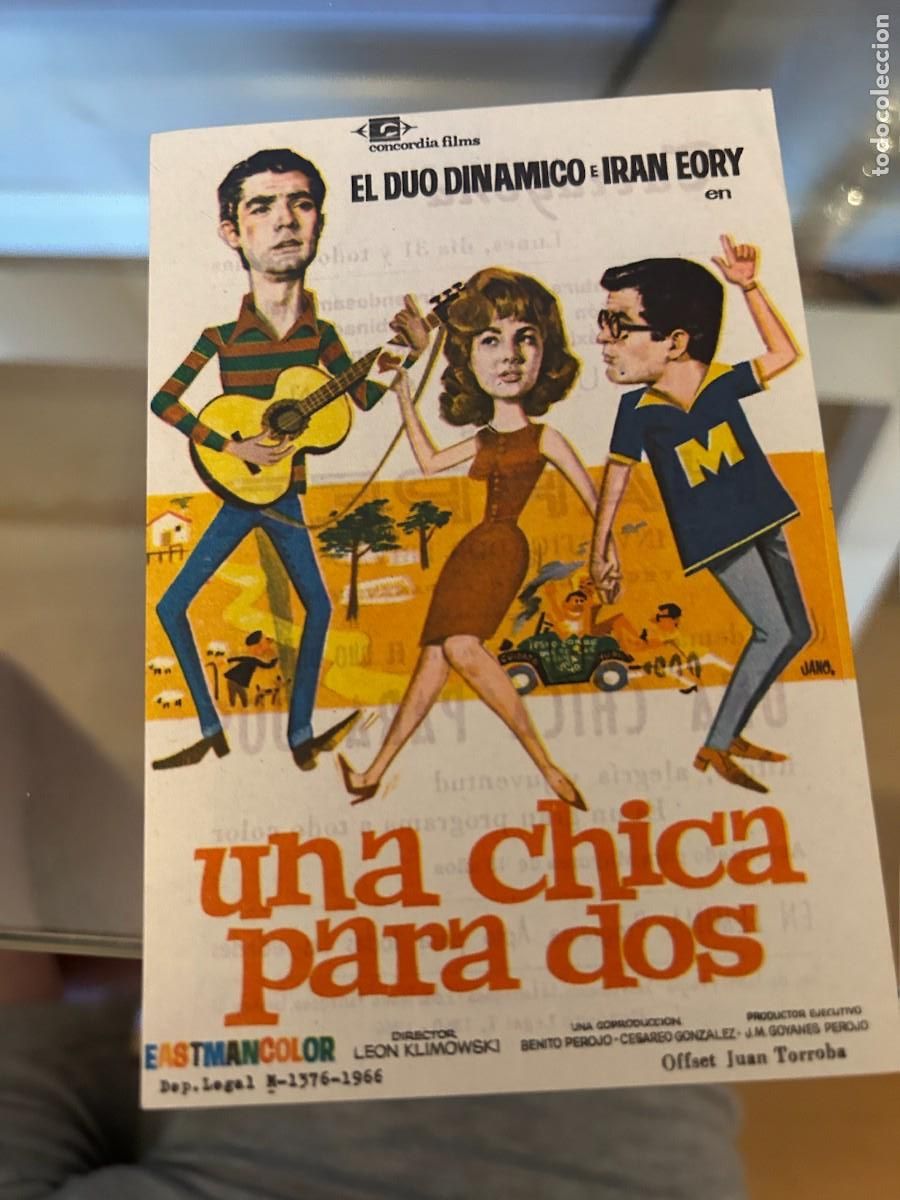 Cine: 1928 UNA CHICA PARA DOS DUO DINAMICO FEMINA TARRAGONA CON PUBLICIDAD BUEN ESTADO
