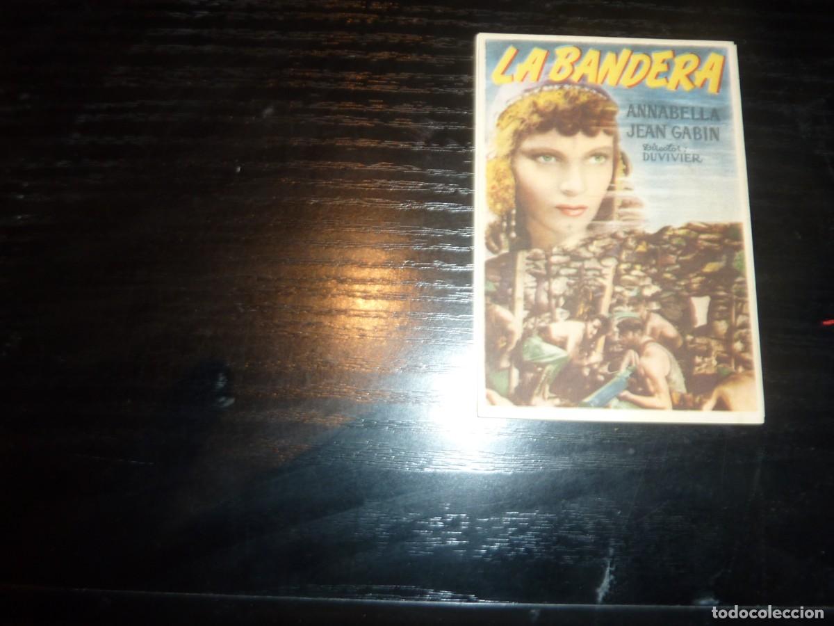 Cine: Folleto de cine LA BANDERA con publicidad