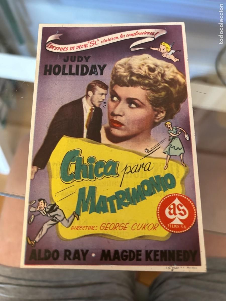 Cine: 1929 CHICA PARA MATRIMONIO CINE MARTINENSE BARCELONA CON PUBLICIDAD BUEN ESTADO