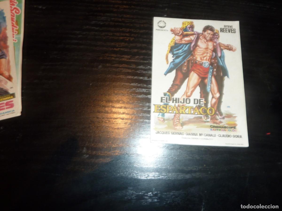 Cine: Folleto de cine EL HIJO DE ESPATACO con publicidad