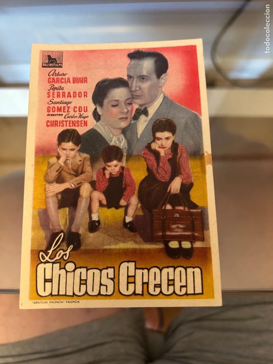 Cine: 1941 LOS CHICOS CRECEN CINE ROSALIA SEGORBE CON PUBLICIDAD BUEN ESTADO