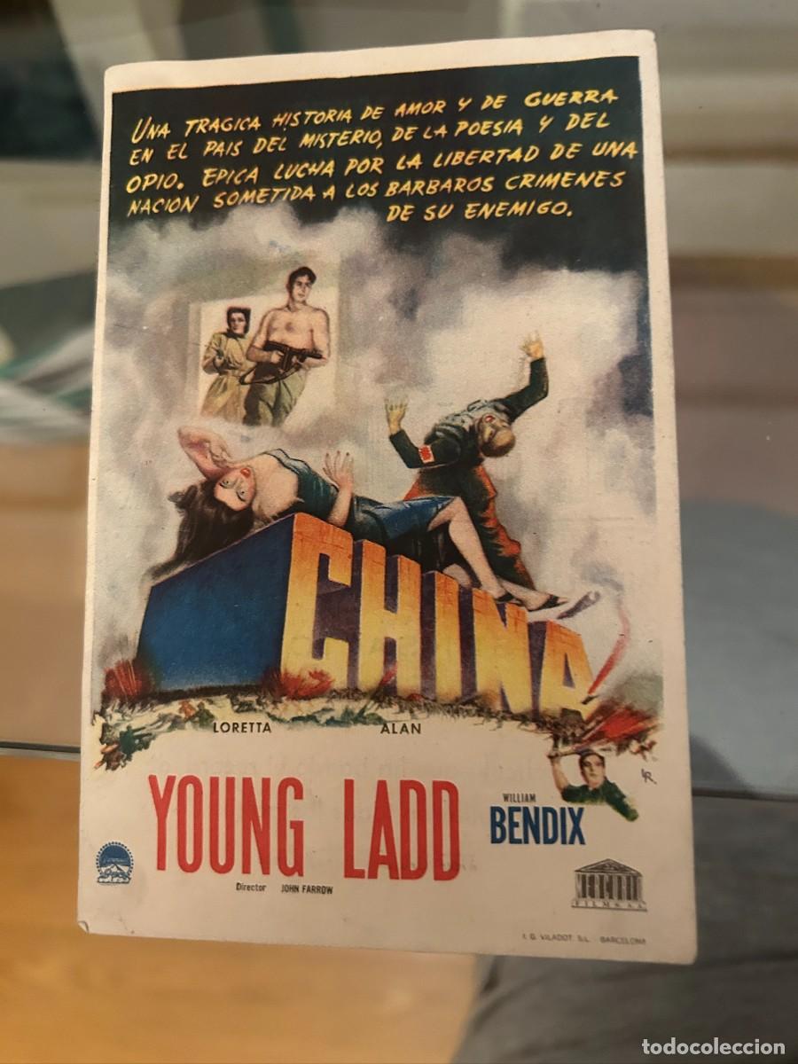 Cine: 1945 CHINA CINE DORADO ZARAGOZA CON PUBLICIDAD BUEN ESTADO
