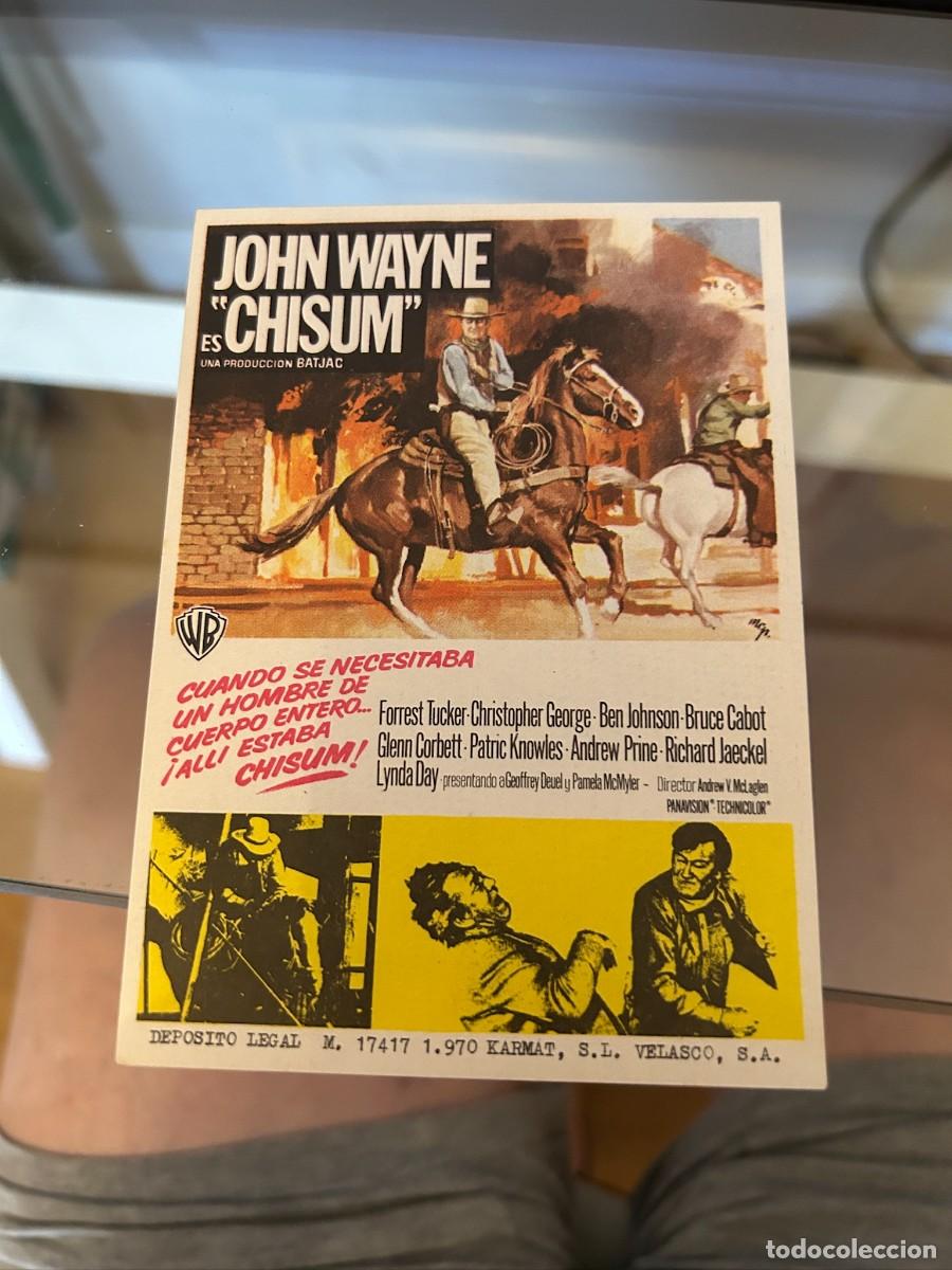 Cine: 1948 CHISUM JOHN WAYNE SIN PUBLICIDAD NUEVO