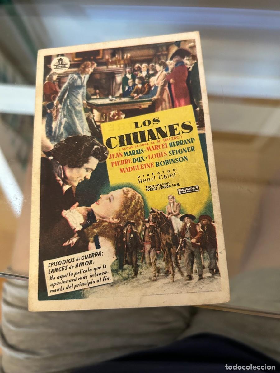 Cine: 1951 LOS CHUANES CINE MARI LEON CON PUBLICIDAD BUEN ESTADO