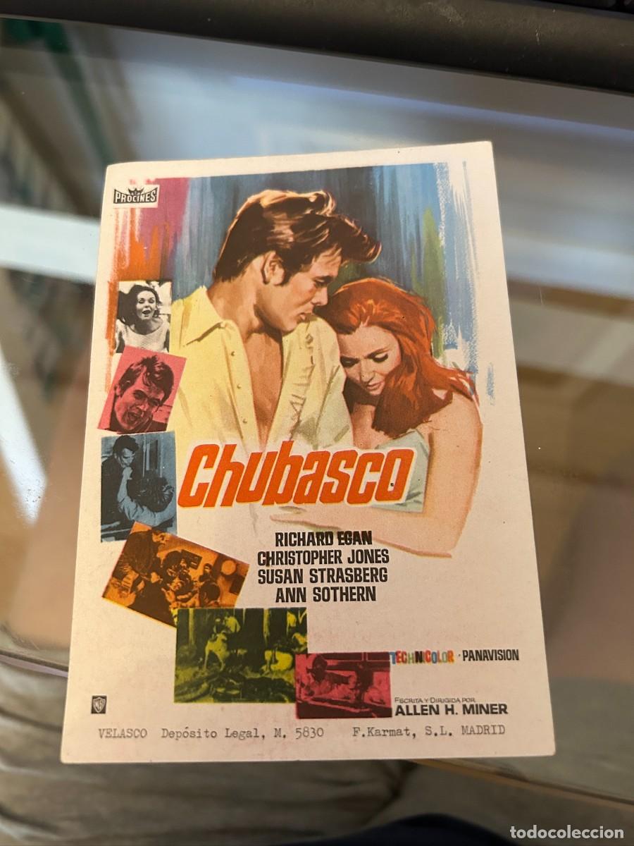 Cine: 1952 CHUBASCO SIN PUBLICIDAD BUEN ESTADO
