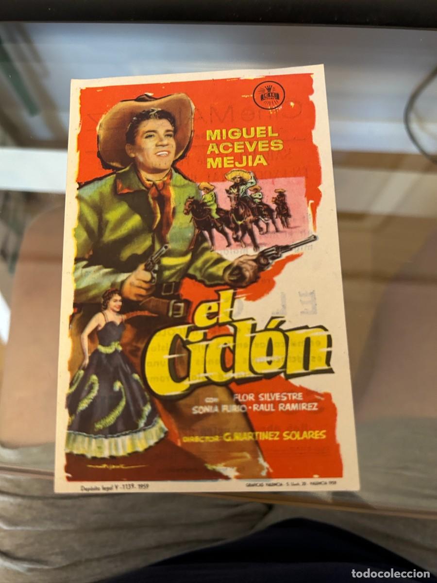 Cine: 1957 EL CICLON CINE MAIQUEZ CARTAGENA CON PUBLICIDAD NUEVO