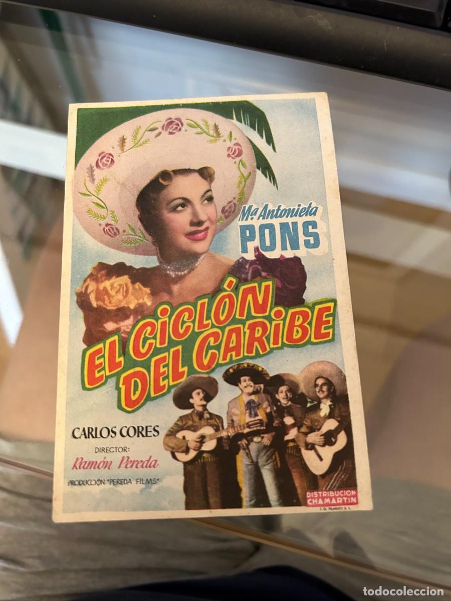 Cine: 1958 EL CICLON DEL CARIBE CINE NUEVO SAN QUIRICO DE TARRASA CON SELLO NUEVO