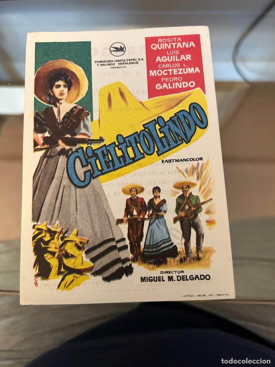 Cine: 1961 CIELITO LINDO TARRAGONA ESTRENO CON PUBLICIDAD NUEVO